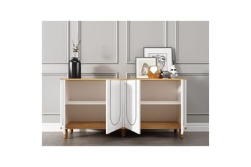 Salven Konsollbord 150 cm - Eik/Hvit - Møbler - Bord - Avlastningsbord & sidobord - Konsollbord & gangbord