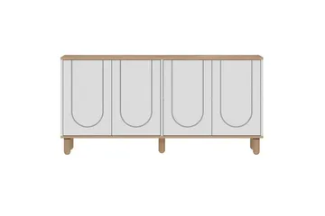 Salven Konsollbord 150 cm - Eik/Hvit - Møbler - Bord - Avlastningsbord & sidobord - Konsollbord & gangbord