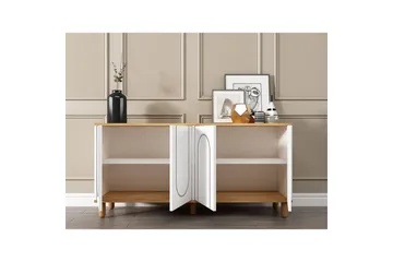 Salven Konsollbord 150 cm - Eik/Hvit - Møbler - Bord - Avlastningsbord & sidobord - Konsollbord & gangbord