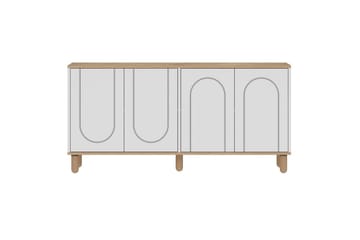 Salven Konsollbord 150 cm - Eik/Hvit - Møbler - Bord - Avlastningsbord & sidobord - Konsollbord & gangbord