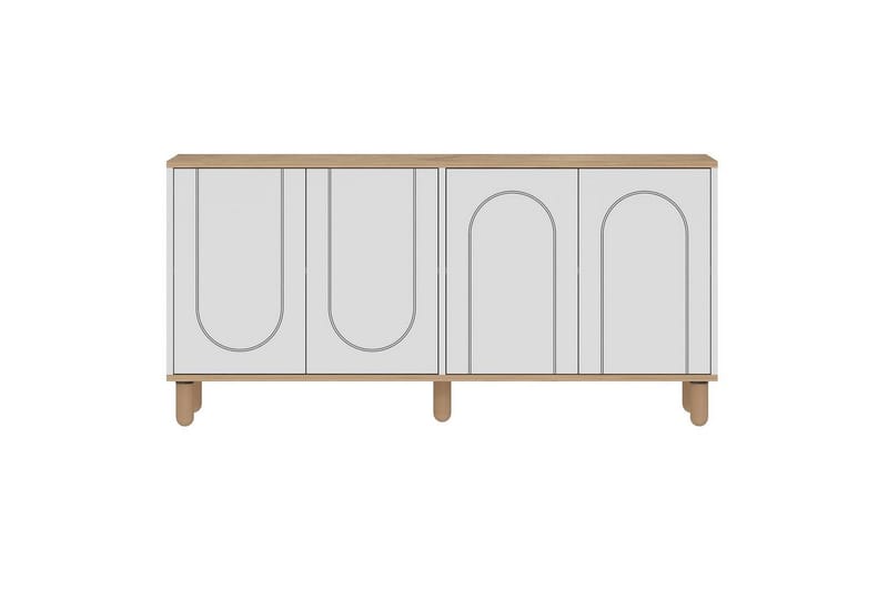 Salven Konsollbord 150 cm, Eik/Hvit