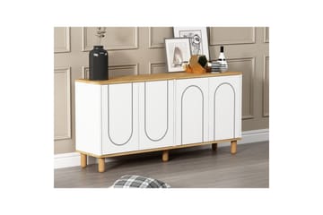 Salven Konsollbord 150 cm - Eik/Hvit - Møbler - Bord - Avlastningsbord & sidobord - Konsollbord & gangbord