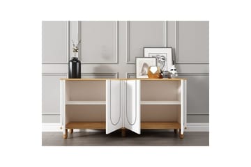 Salven Konsollbord 150 cm - Eik/Hvit - Møbler - Bord - Avlastningsbord & sidobord - Konsollbord & gangbord