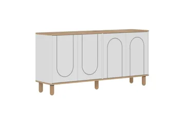 Salven Konsollbord 150 cm - Eik/Hvit - Møbler - Bord - Avlastningsbord & sidobord - Konsollbord & gangbord