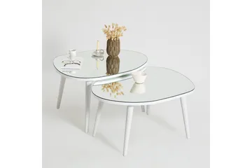 Samtens Settbord - Hvit - Møbler - Bord - Avlastningsbord & sidobord - Settbord