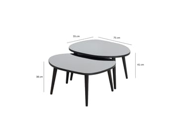 Samtens Settbord - Svart - Møbler - Bord - Avlastningsbord & sidobord - Settbord