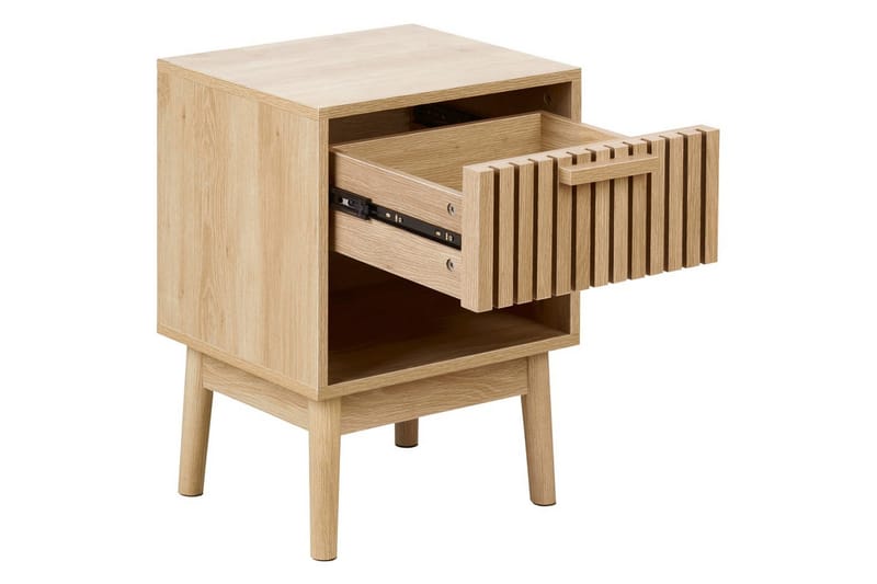 Sängbord Lynwood Light colored wood - Møbler - Bord - Avlastningsbord & sidobord - Sengebord & nattbord