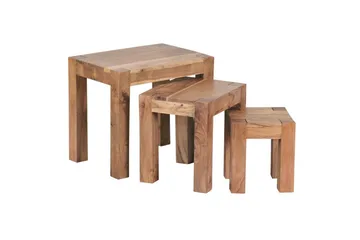 Satsbord Wohnling Brun - Møbler - Bord - Avlastningsbord & sidobord - Settbord