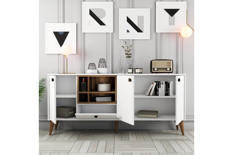 Scone Konsollbord 180 cm - Hvit - Møbler - Bord - Avlastningsbord & sidobord - Konsollbord & gangbord