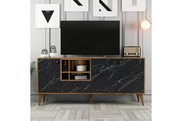 Scone Konsollbord 180 cm - Svart/Valnøtt - Møbler - Bord - Avlastningsbord & sidobord - Konsollbord & gangbord