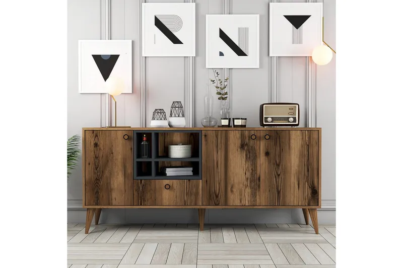 Scone Konsollbord 180 cm - Valnøtt - Møbler - Bord - Avlastningsbord & sidobord - Konsollbord & gangbord