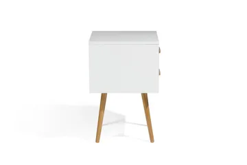 Alabama Nattbord 40 cm - Hvit - Møbler - Bord - Avlastningsbord & sidobord - Sengebord & nattbord