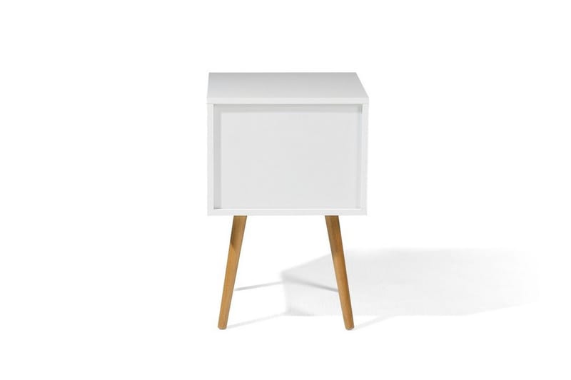Alabama Nattbord 40 cm - Hvit - Møbler - Bord - Avlastningsbord & sidobord - Sengebord & nattbord