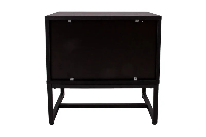 Amsterdam Nattbord Eik/Svart - Møbler - Bord - Avlastningsbord & sidobord - Sengebord & nattbord