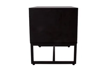 Amsterdam Nattbord Eik/Svart - Møbler - Bord - Avlastningsbord & sidobord - Sengebord & nattbord