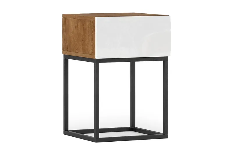 Aneja Nattbord 40 cm, Hvit