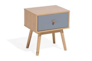 Arvada Nattbord 40 cm med Oppbevaring Skuff - Brun - Møbler - Bord - Avlastningsbord & sidobord - Sengebord & nattbord