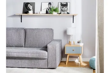 Arvada Nattbord 40 cm med Oppbevaring Skuff - Brun - Møbler - Bord - Avlastningsbord & sidobord - Sengebord & nattbord