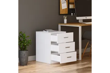 Barrock Nattbord 45 cm - Hvit - Møbler - Bord - Avlastningsbord & sidobord - Sengebord & nattbord