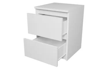 Basildon Nattbord 30 cm med Oppbevaring 2 Skuffer - Svart - Møbler - Bord - Avlastningsbord & sidobord - Sengebord & nattbord