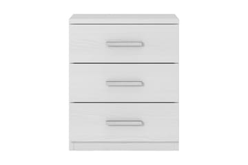 Bovera Nattbord 41x46 cm - Askgrå | Hvit - Møbler - Bord - Avlastningsbord & sidobord - Sengebord & nattbord