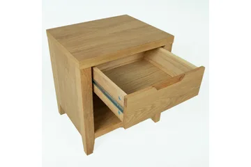 Chamba Nattbord 50 cm i Tre med Oppbevaring og Skuffer - Trefarget - Møbler - Bord - Avlastningsbord & sidobord - Sengebord & nattbord
