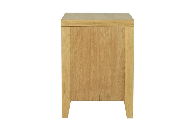 Chamba Nattbord 50 cm i Tre med Oppbevaring og Skuffer - Trefarget - Møbler - Bord - Avlastningsbord & sidobord - Sengebord & nattbord