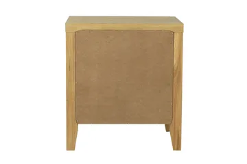 Chamba Nattbord 50 cm i Tre med Oppbevaring og Skuffer - Trefarget - Møbler - Bord - Avlastningsbord & sidobord - Sengebord & nattbord