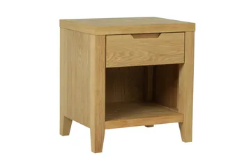 Chamba Nattbord 50 cm i Tre med Oppbevaring og Skuffer - Trefarget - Møbler - Bord - Avlastningsbord & sidobord - Sengebord & nattbord