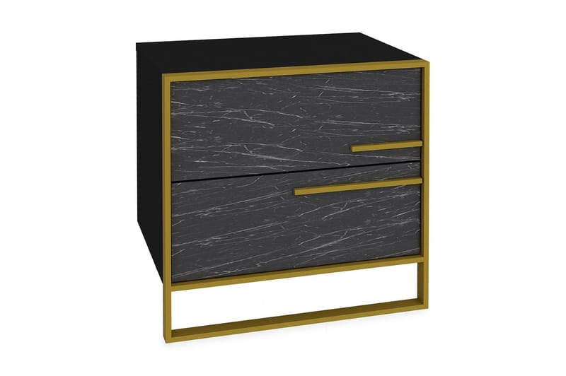 Cofield Nattbord 50 cm, Gull|Svart