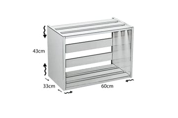 Comfortale Nattbord 60 cm - Hvit - Møbler - Bord - Avlastningsbord & sidobord - Sengebord & nattbord