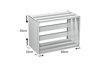 Comfortale Nattbord 60 cm - Hvit - Møbler - Bord - Avlastningsbord & sidobord - Sengebord & nattbord