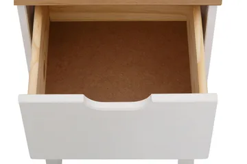 Crotone Nattbord 38 cm - Hvit - Møbler - Bord - Avlastningsbord & sidobord - Sengebord & nattbord