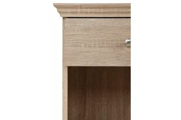 Dareia Nattbord 45 cm med Oppbevaring Skuff + Hylle - Brun - Møbler - Bord - Avlastningsbord & sidobord - Sengebord & nattbord