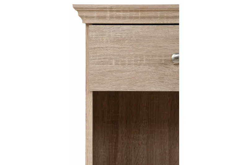 Dareia Nattbord 45 cm med Oppbevaring Skuff + Hylle - Brun - Møbler - Bord - Avlastningsbord & sidobord - Sengebord & nattbord