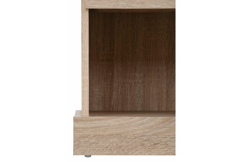 Dareia Nattbord 45 cm med Oppbevaring Skuff + Hylle - Brun - Møbler - Bord - Avlastningsbord & sidobord - Sengebord & nattbord