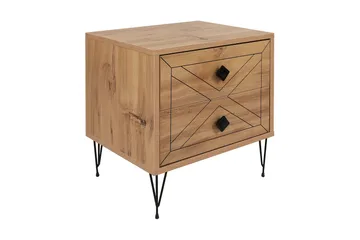 Dasina Nattbord 50 cm - Natur - Møbler - Bord - Avlastningsbord & sidobord - Sengebord & nattbord