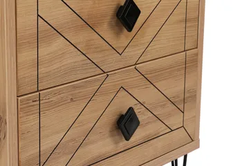 Dasina Nattbord 50 cm - Natur - Møbler - Bord - Avlastningsbord & sidobord - Sengebord & nattbord