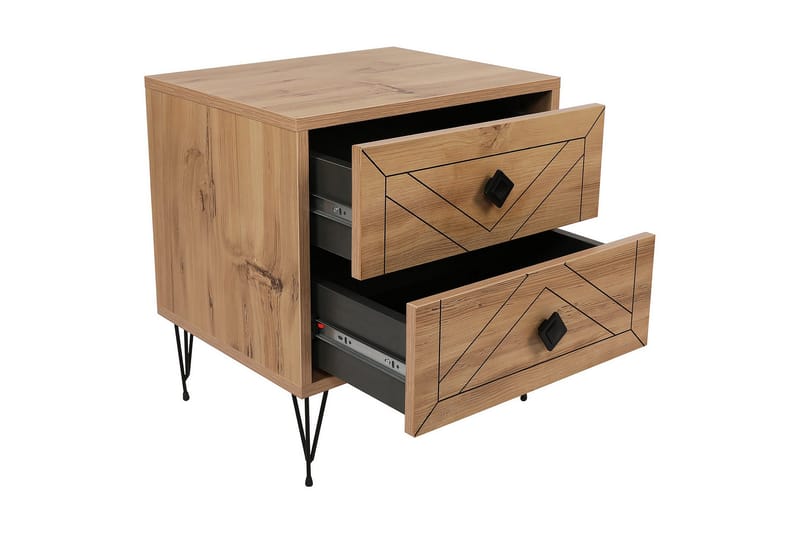 Dasina Nattbord 50 cm - Natur - Møbler - Bord - Avlastningsbord & sidobord - Sengebord & nattbord