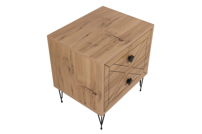 Dasina Nattbord 50 cm - Natur - Møbler - Bord - Avlastningsbord & sidobord - Sengebord & nattbord