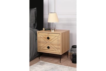 Dasina Nattbord 50 cm - Natur - Møbler - Bord - Avlastningsbord & sidobord - Sengebord & nattbord