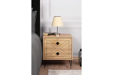 Dasina Nattbord 50 cm - Natur - Møbler - Bord - Avlastningsbord & sidobord - Sengebord & nattbord