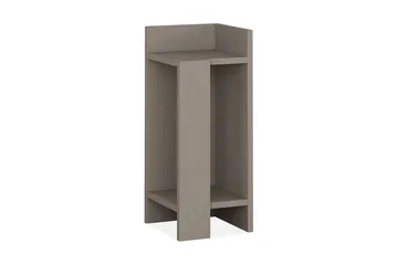 Decorta Nattbord 27 cm med Oppbevaring Hyllor + Luker Høyre - Brun - Møbler - Bord - Avlastningsbord & sidobord - Sengebord & nattbord