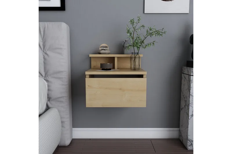 Desgrar Nattbord 39,8x35 cm - Brun - Møbler - Bord - Avlastningsbord & sidobord - Sengebord & nattbord