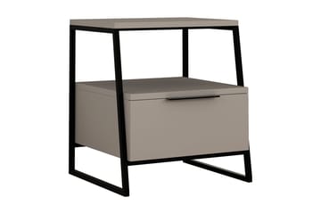 Desgrar Nattbord 45x50 cm - Brun - Møbler - Bord - Avlastningsbord & sidobord - Sengebord & nattbord