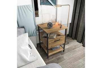 Desgrar Nattbord 45x61,8 cm - Svart - Møbler - Bord - Avlastningsbord & sidobord - Sengebord & nattbord