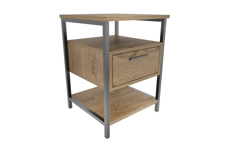Desgrar Nattbord 45x61,8 cm - Svart - Møbler - Bord - Avlastningsbord & sidobord - Sengebord & nattbord