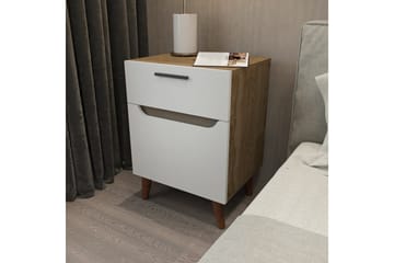 Desgrar Nattbord 45x63 cm - Hvit - Møbler - Bord - Avlastningsbord & sidobord - Sengebord & nattbord