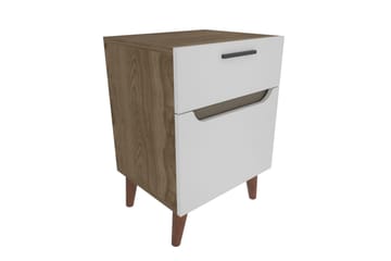 Desgrar Nattbord 45x63 cm - Hvit - Møbler - Bord - Avlastningsbord & sidobord - Sengebord & nattbord