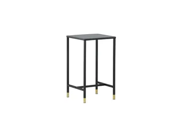 Dipp Nattbord 40 cm MarmorMønster - Glas/Sort/Grå - Møbler - Bord - Avlastningsbord & sidobord - Sengebord & nattbord